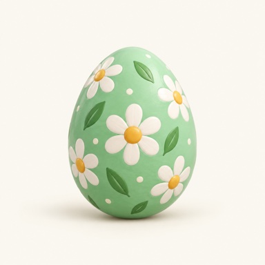 Mint Garden Easter egg
