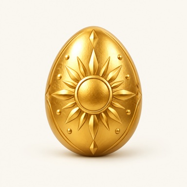 Golden Egg Easter egg