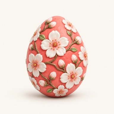 Spring Blossom Easter egg